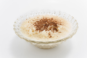 arroz con leche miel